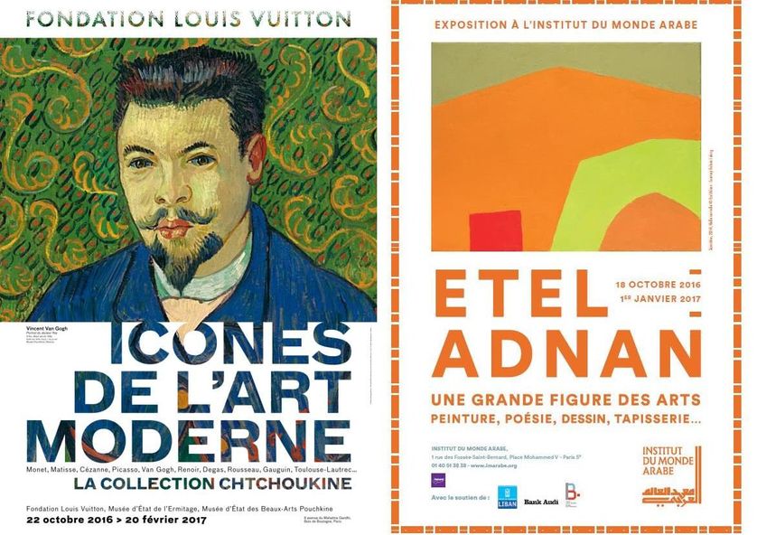 "Icônes de l’Art Moderne. La collection Chtchoukine" et "Etel Adnan"