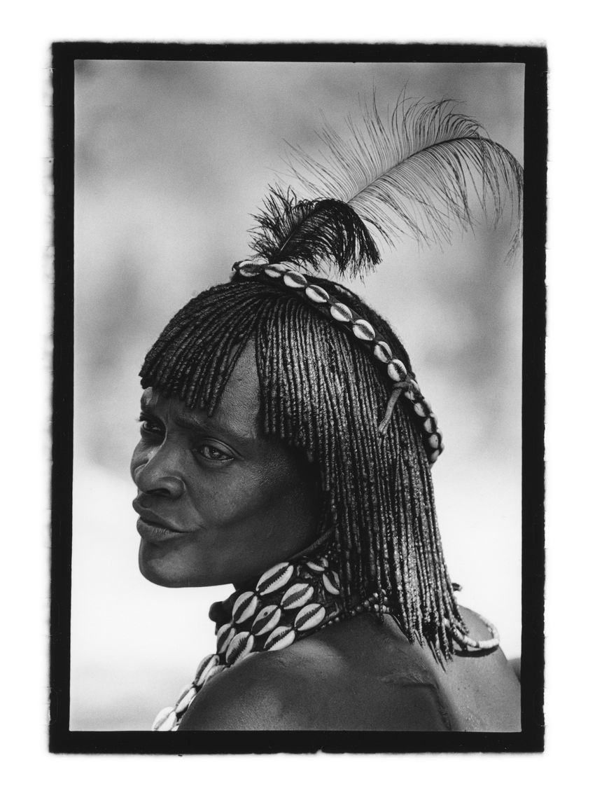 Femme Hamar dans le sud de l'Ethiopie