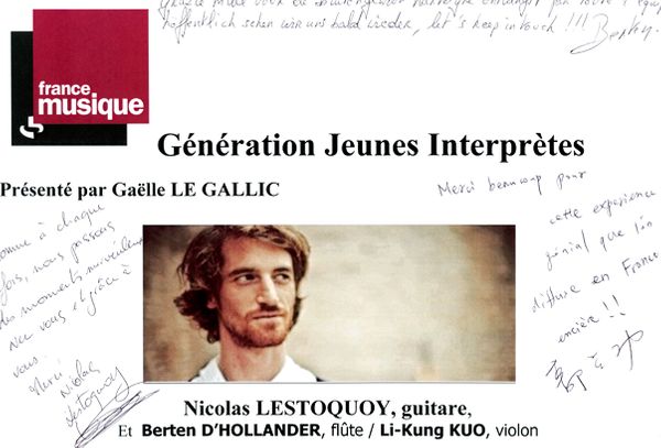 Livre d'Or Nicolas Lestoquoy