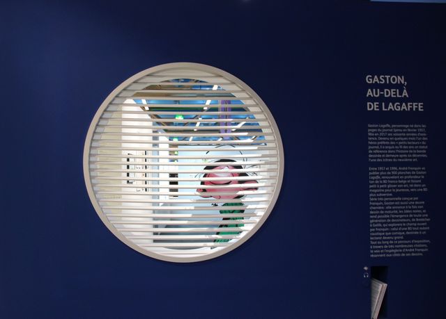 Dans l'exposition Gaston, au-delà de Lagaffe