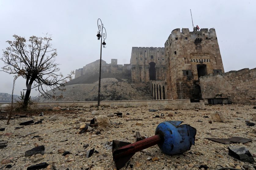 Alep, la Citadelle, 13 décembre 2016