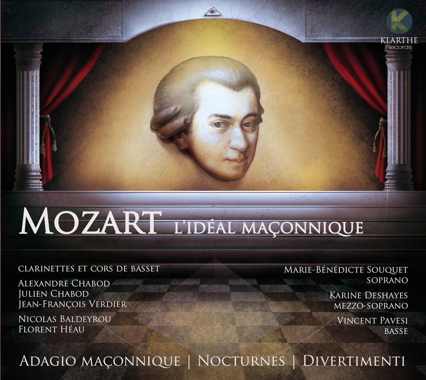 Disque Mozart L'idéal maçonnique, chez Klarthe, 2016