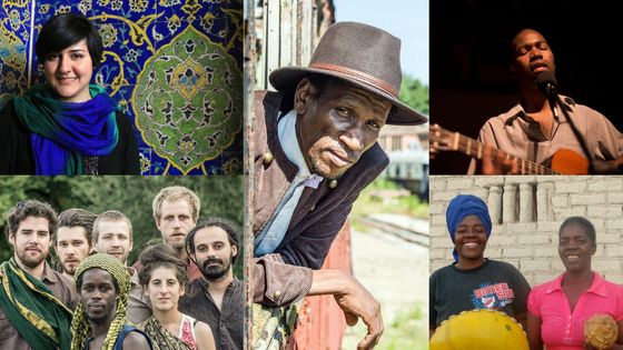 Farnaz Modarresifar; Joe Pilgrim ©Anthony Oblin; Abou Diarra ©François Mallet; Tigana Santana; Ambuya Tembo et Tendaï Zomba -