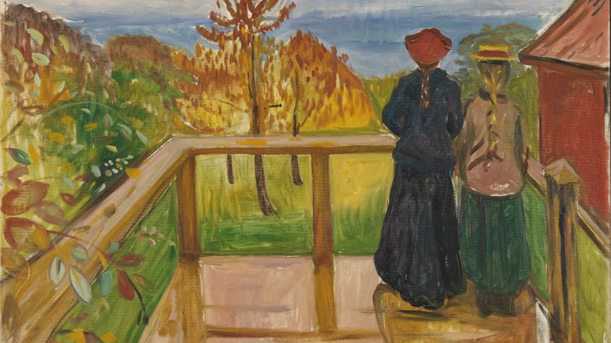 Edvard Munch - La Pluie – 1902 - Huile sur toile - 86,5 x 115,5 cm - Oslo, Nasjonalmuseet for kunst, arkitektur og design