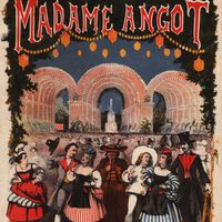 Affiche de l'opéra-comique La Fille de Madame Angot de Charles Lecoq