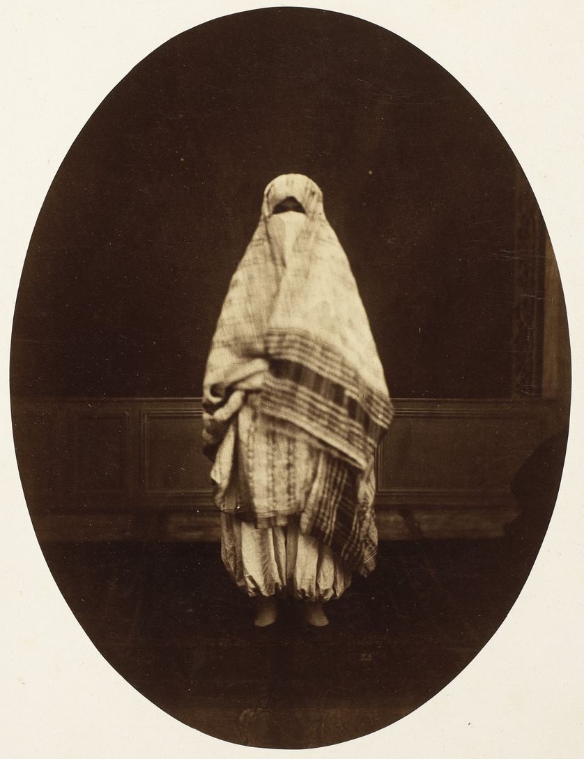 Femme d'Algérie en 1859. Par Gustave de Beaucorps (1825 - 1906)