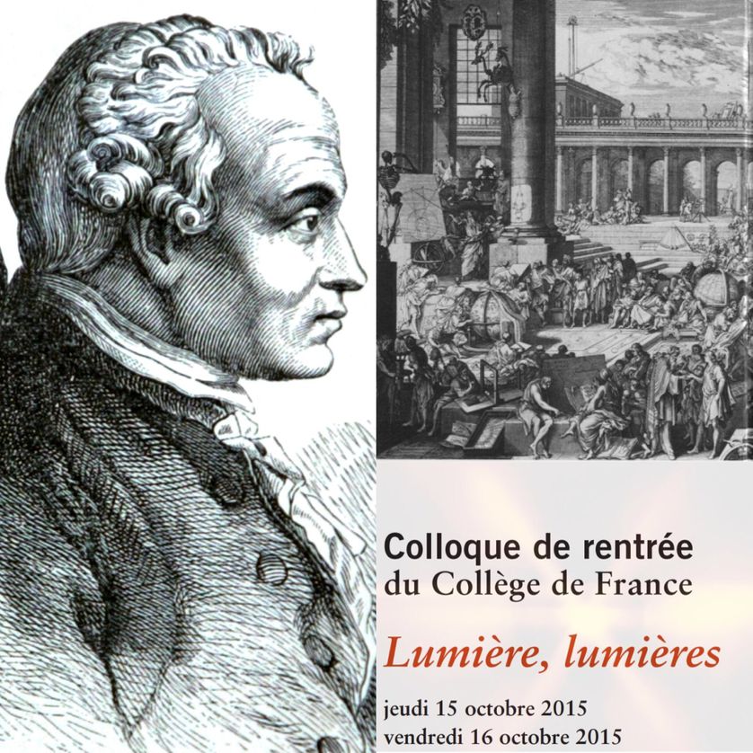 Emmanuel Kant / Gravure représentant l’Académie Des Sciences, 1698.
