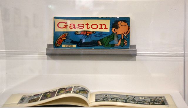 Dans l'exposition "Gaston, au-delà de Lagaffe"