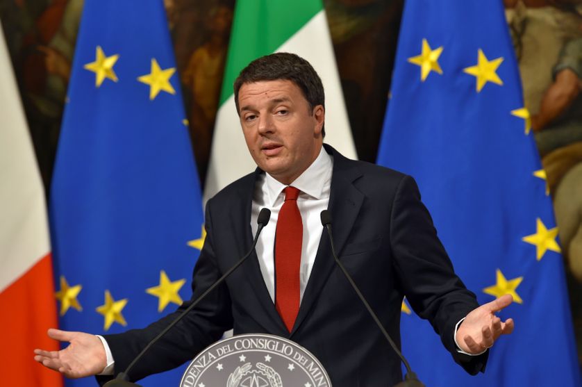 Le Premier Ministre italien, Matteo Renzi