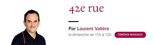 42e rue - France Musique