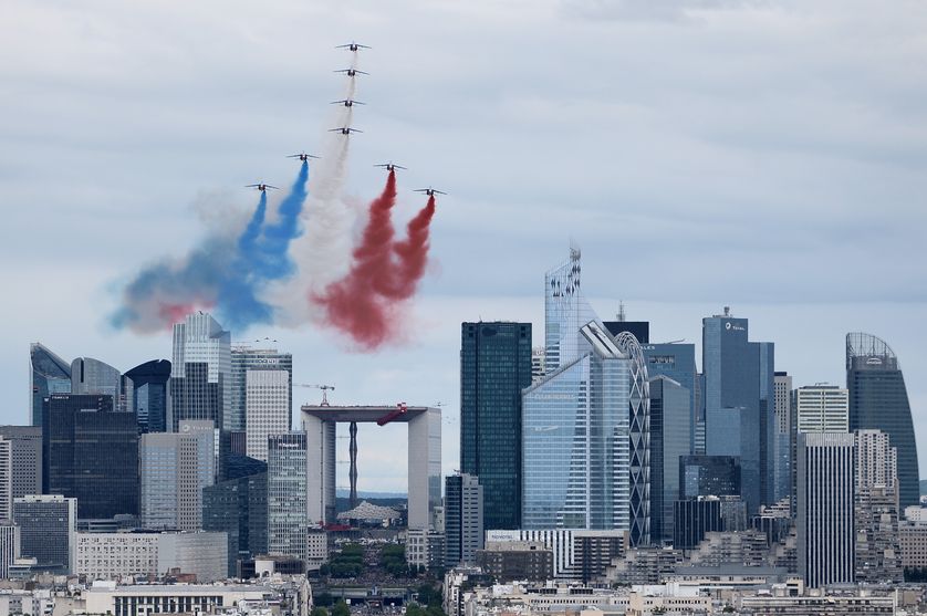 La défense , le quartier des affaires à Paris
