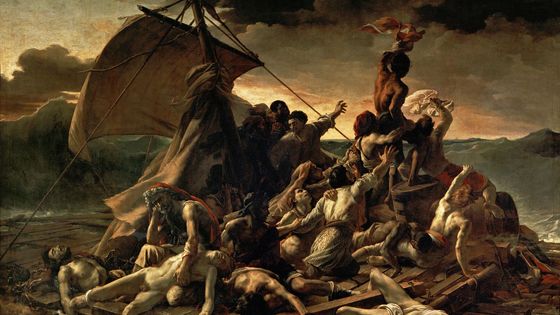 Le Radeau de la Méduse, 1818 - 1819 par Théodore Géricault ©Getty - Hulton Fine Art Collection