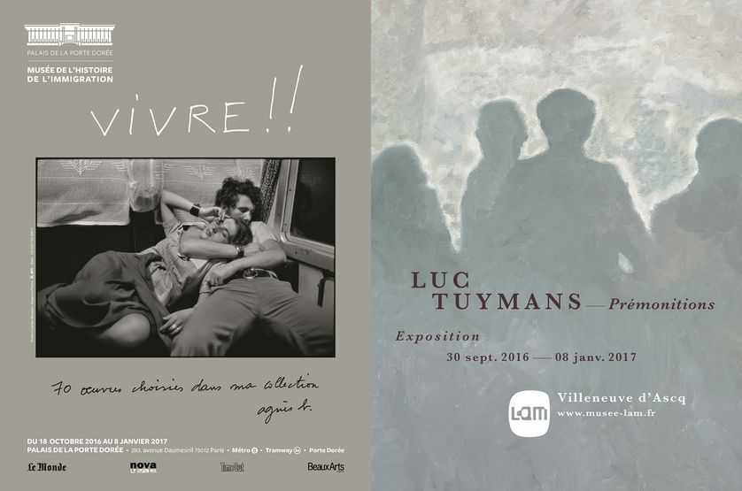 "VIVRE !! La collection agnès b." et "Luc Tuymans. Prémonitions"