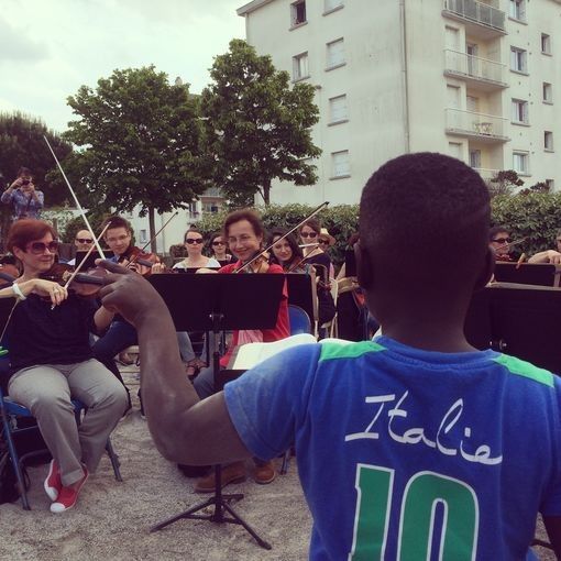 Dans le quartier de la Galicherais, à St Nazaire