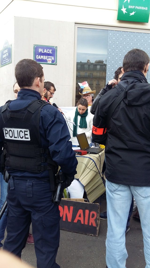 au siège de la BNP, à Paris