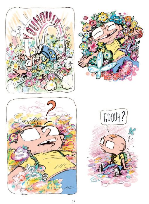 Planche de la BD "Dans la forêt sombre et mystérieuse" de Winshluss