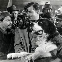 Clark Gable dans "The Call of the Wild ("L'appel de la foret") de William A. Wellman. USA - 1935
