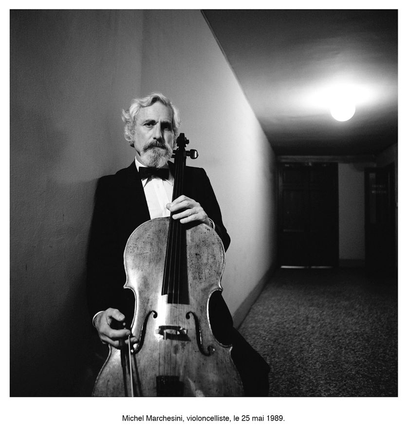 Photographie de Max Armengaud de la série "Un portrait de l'Opéra de Paris 1986-1990"
