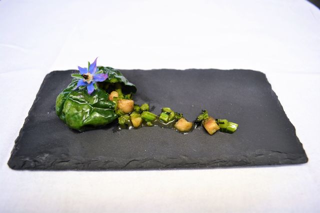 Bonbon de chou Kale à la moelle
