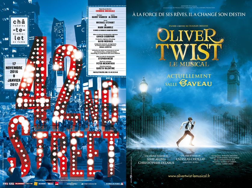 "Oliver Twist, le musical" et "42nd Street"