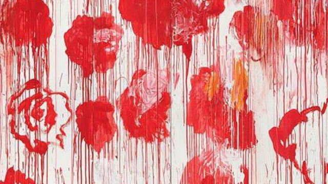 Cy twombly, "Blooming", 2001-2008, collection particulière