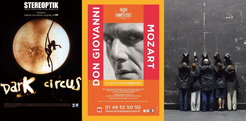 "Don Giovanni", "Dark Circus" et "Espaece"