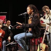 Vincent Ségal, Ray Lema, Natalia M King, Jocelyn Mienniel à Marseille le 22 décembre 2016 | RF / Ignatiew