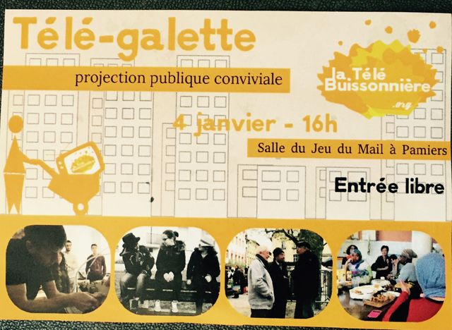 La projection des films réalisés avec les habitants par La Télé Buissonnière de Caméra au poing