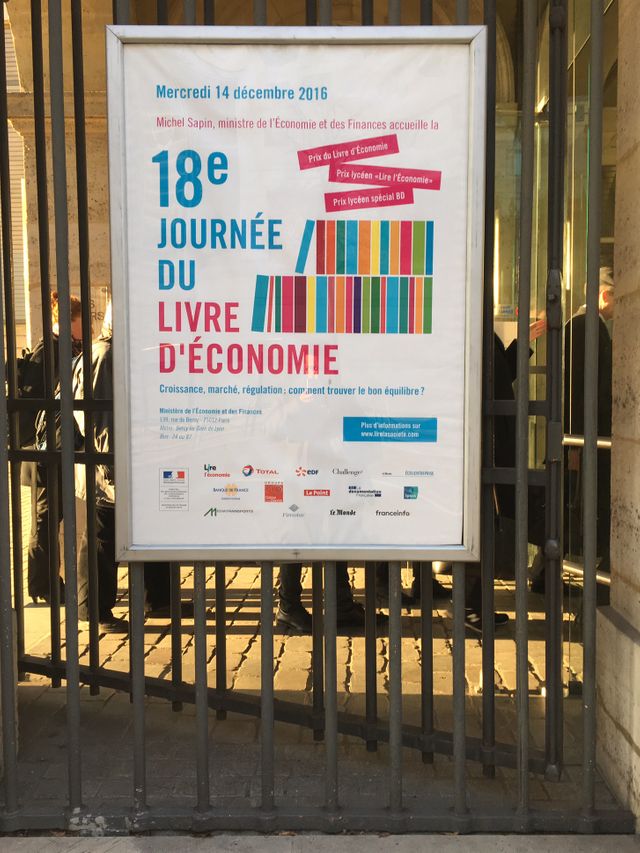 A Bercy, pour la 18ème journée du livre d'économie