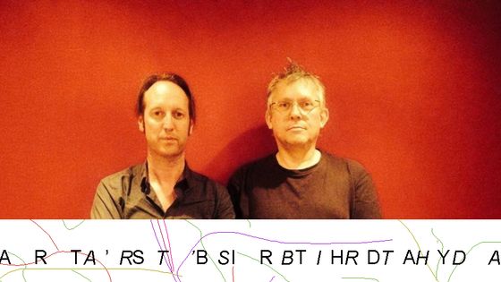 Olivier Mellano et Régïs Boulard. Bandeau du Art's Birthday