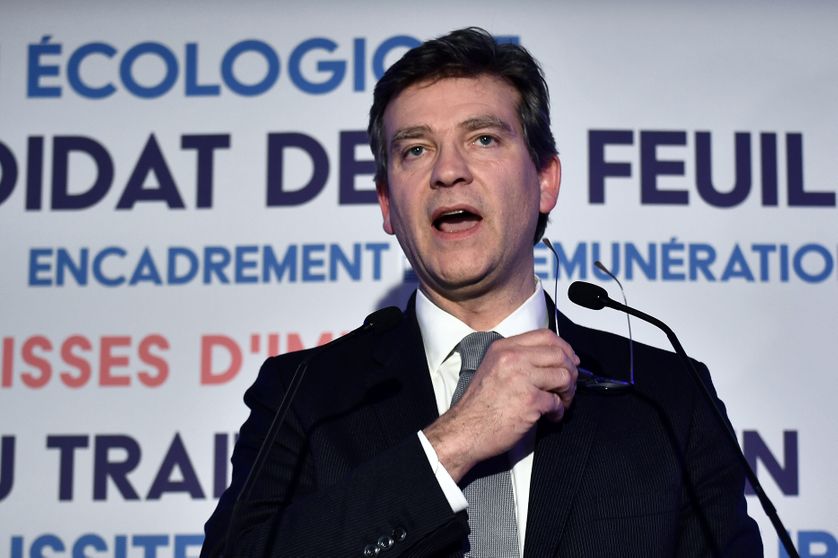 Arnaud Montebourg après le 1er tour des primaires de la gauche