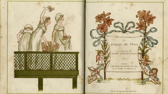 Kate Greenaway "Le Langage des Fleurs", 1884 ©Sipa - Mary Evans