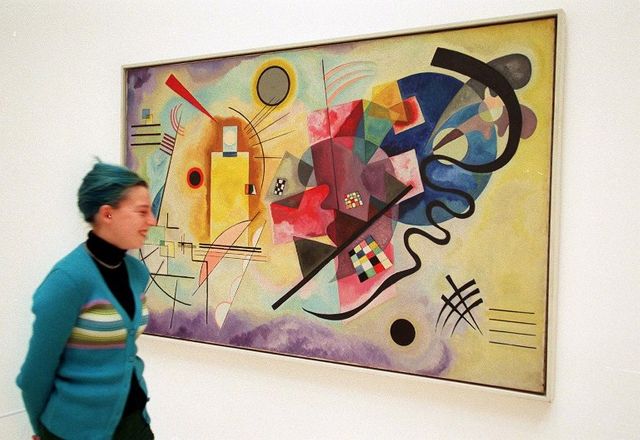 "Jaune Rouge Bleu" de Kandinsky