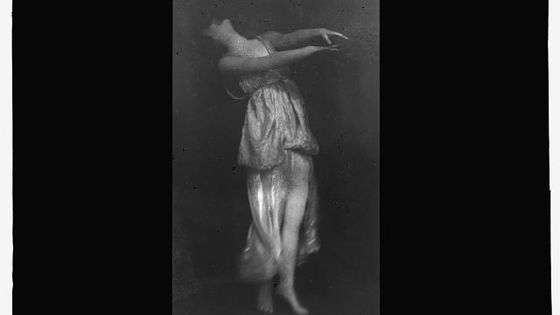 Isadora Duncan entre 1916 et 1918 - Arnold Genthe @New York Public Library