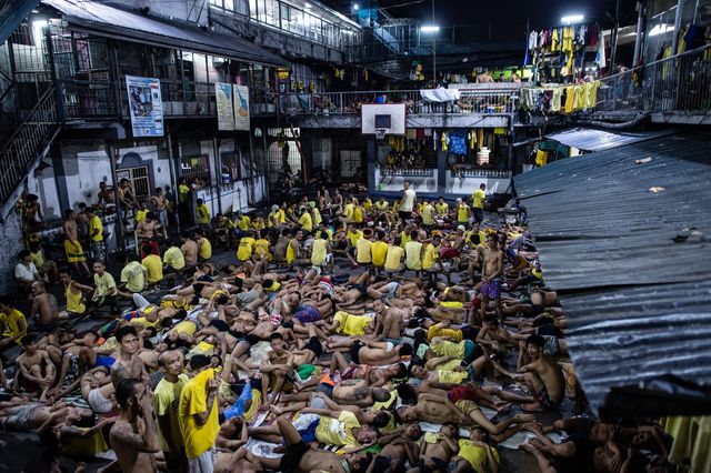 Prison de Quezon city, la nuit à Manille (4 août 2016)