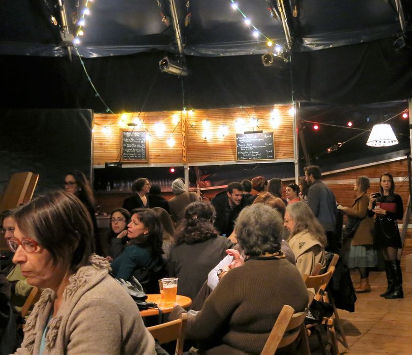 France Culture, 16 décembre 2016, Théâtre Le-Monfort, fin du spectacle et dans la salle l’occasion d’échanger autour d’un repas ukrainien et d’ouvrir le bal…