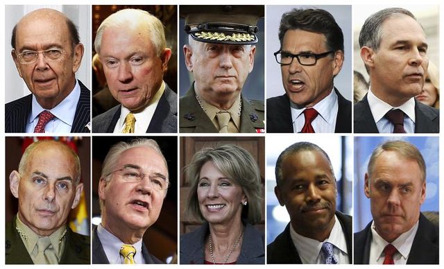 Les futurs ministres de Trump auditionnés par le Sénat