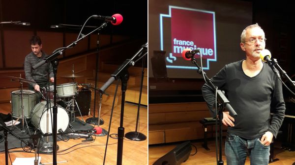 Fabrice Villard et Francesco Pastacaldi en concert "A l'improviste" à Radio France