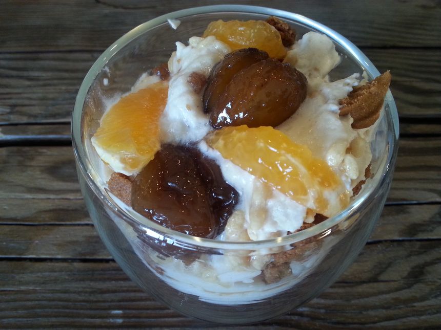 Mandarine et spéculoos