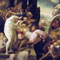 L'enlèvement d'Hélène / Francesco Primaticcio, 1530-1539