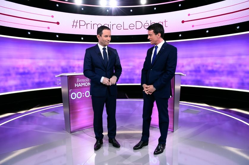 Benoît Hamon et Manuel Valls