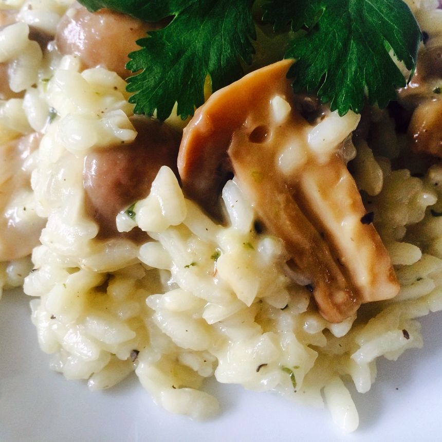Risotto aux champignons