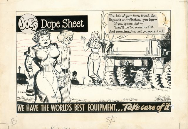 Image de Will Eisner extraite de "Joe's Dope Sheet", publié dans "PS Magazine"