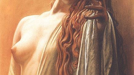 Carlos Schwabe : Étude (1906) pour "La vague"