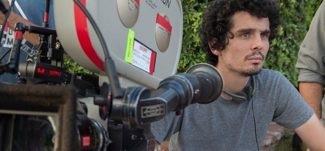 Damien Chazelle sur le tournage