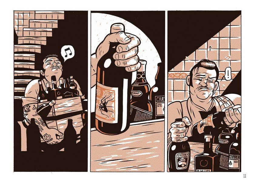 Page 11 de l'album "Apache" d'Alex W. Inker, aux éditions Sarbacane