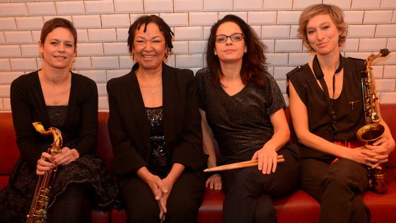 Sophie Alour, Rhoda Scott, Julie Saury, Lisa Cat-Berro : Rhoda Scott Lady Quartet - Philippe Marchin