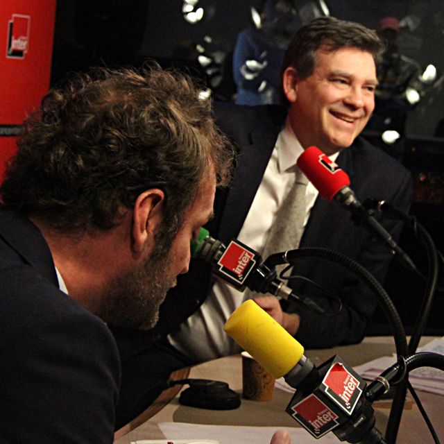 Augustin Trapenard et Arnaud Montebourg