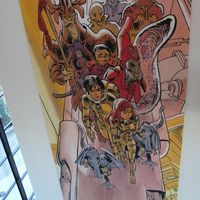 Dans l'exposition Valérian de la case à l'écran