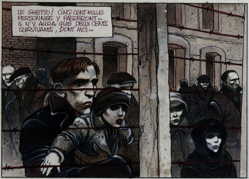 Partie de chasse, d'Enki Bilal (dessinateur) et Pierre Christin (scénariste), Dargaud, 1983, Collection particulière d’Enki Bilal,